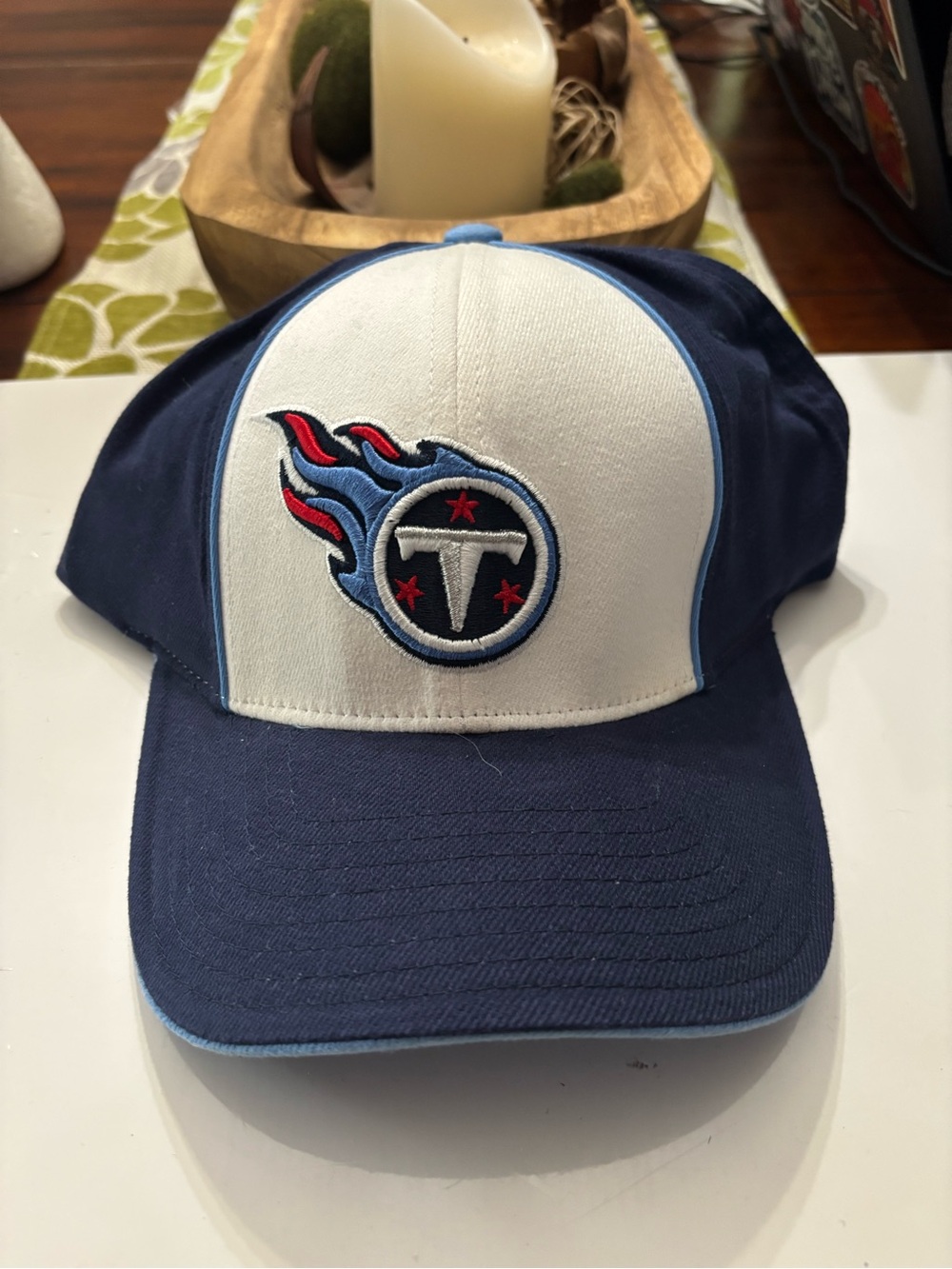 NFL Tennessee Titans Navy and White Baseball Cap